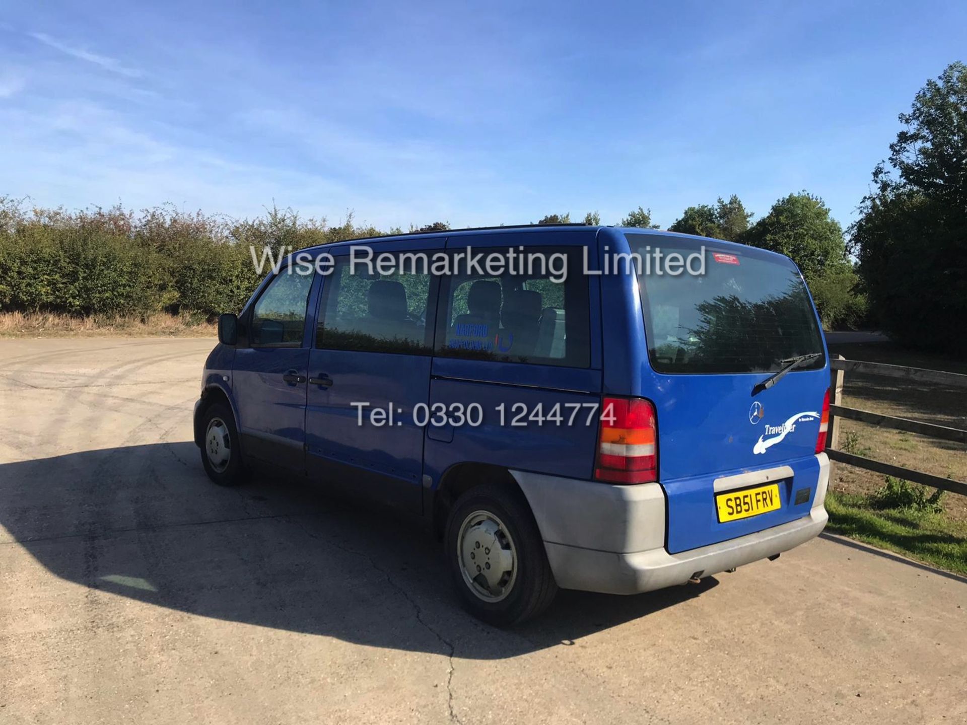 MERCEDES VITO 108 2.1 CDI TRAVELINER **7 SEATER MINI BUS** 2002 51 REG - Image 2 of 10