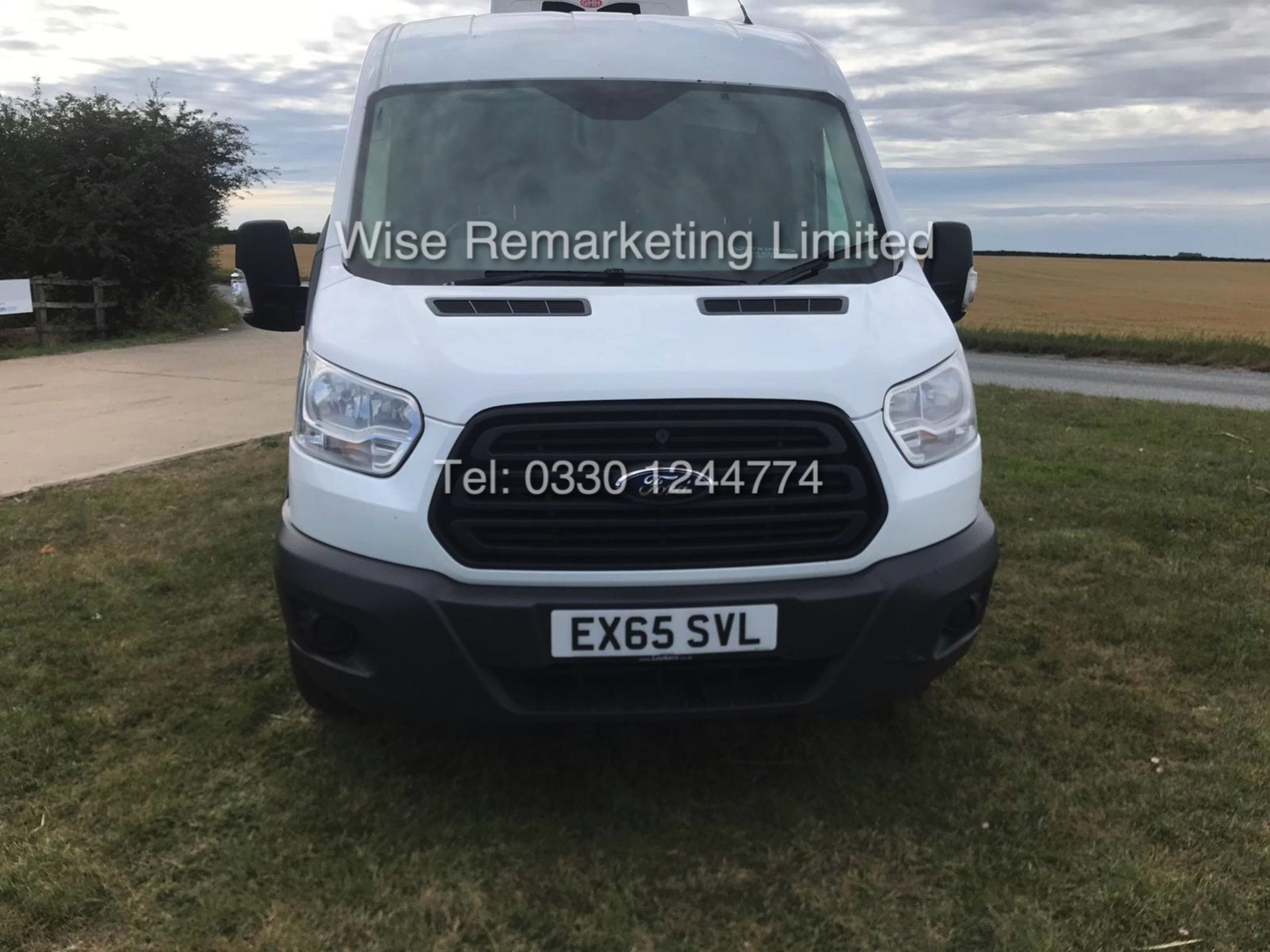 FORD TRANSIT 350 2.2 LWB FRIDGE VAN (2015 65 REG) GAH UNIT WITH 2 COMPARTMENTS - 1 KEEPER FROM NEW - Image 2 of 14