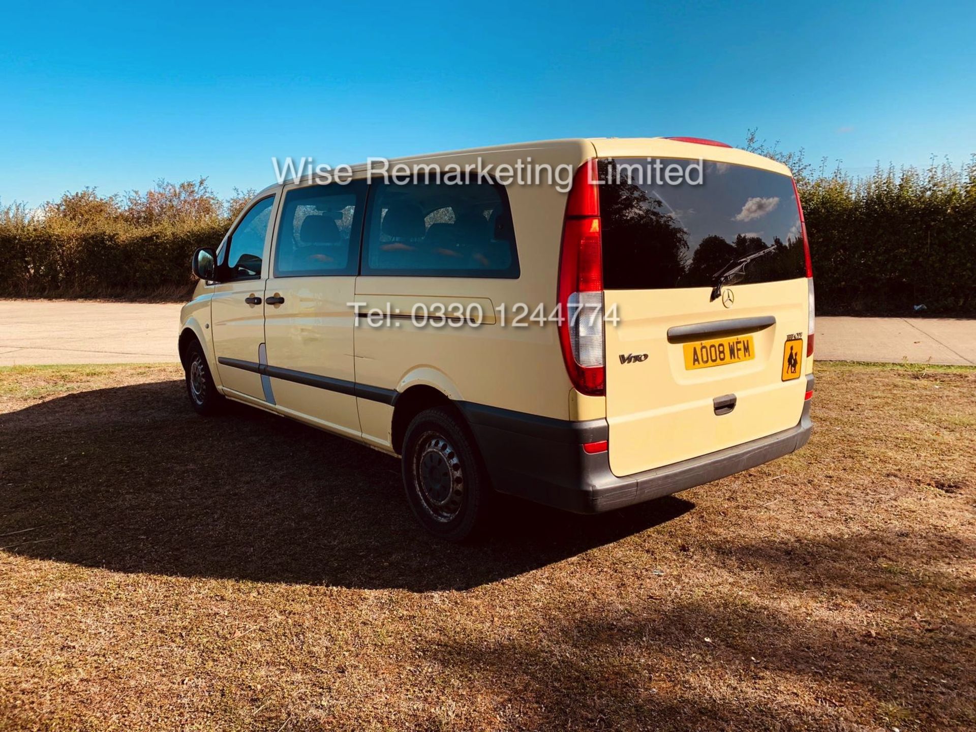 MERCEDES VITO 111 2.1 CDI TRAVELINER **9 SEATER** (2008 08 REG) 1 KEEPER FROM NEW - Image 2 of 19