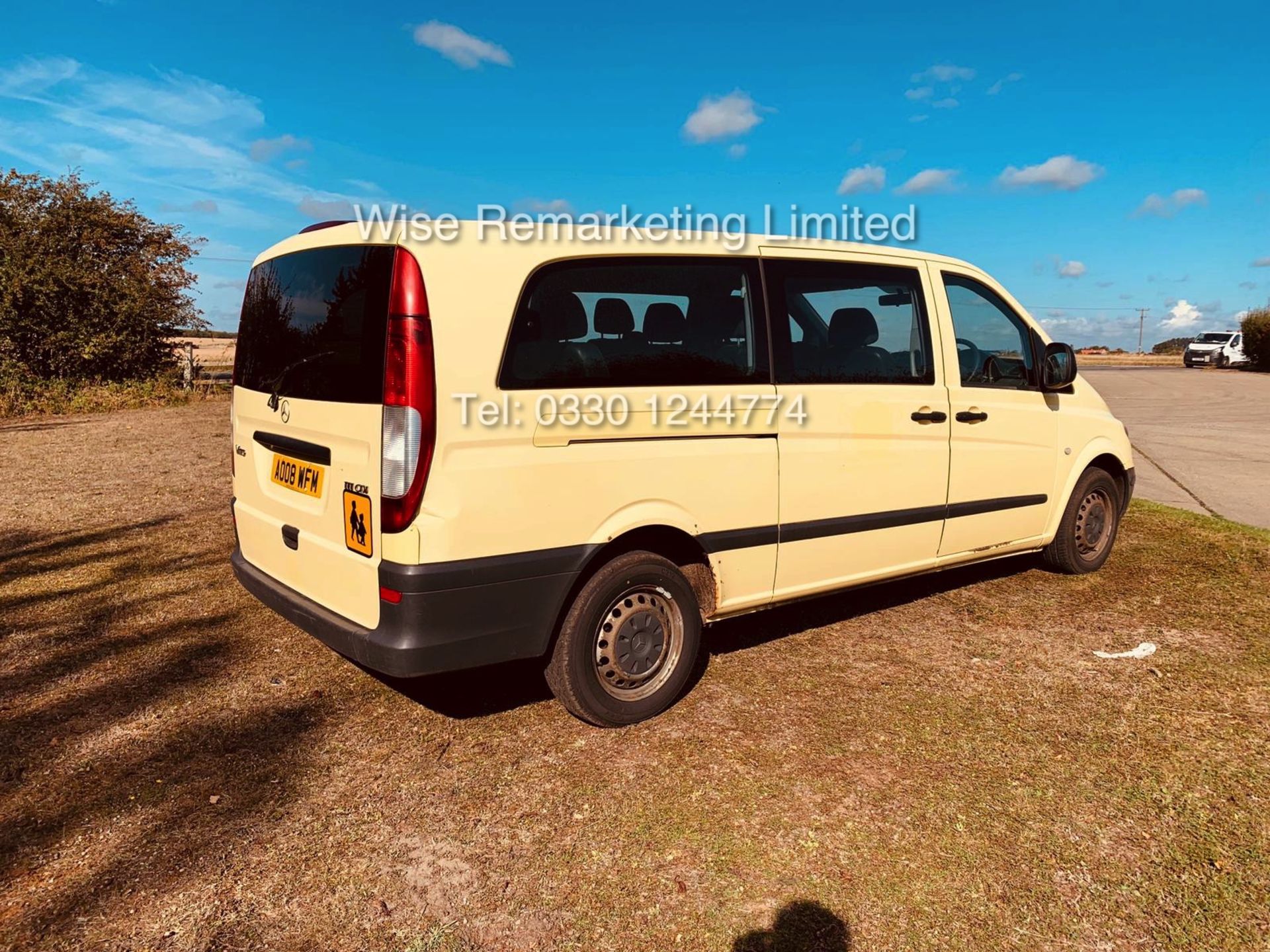 MERCEDES VITO 111 2.1 CDI TRAVELINER **9 SEATER** (2008 08 REG) 1 KEEPER FROM NEW - Image 3 of 19