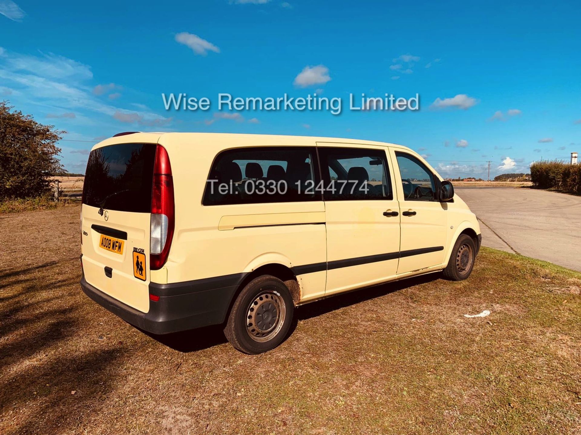 MERCEDES VITO 111 2.1 CDI TRAVELINER **9 SEATER** (2008 08 REG) 1 KEEPER FROM NEW - Image 5 of 19