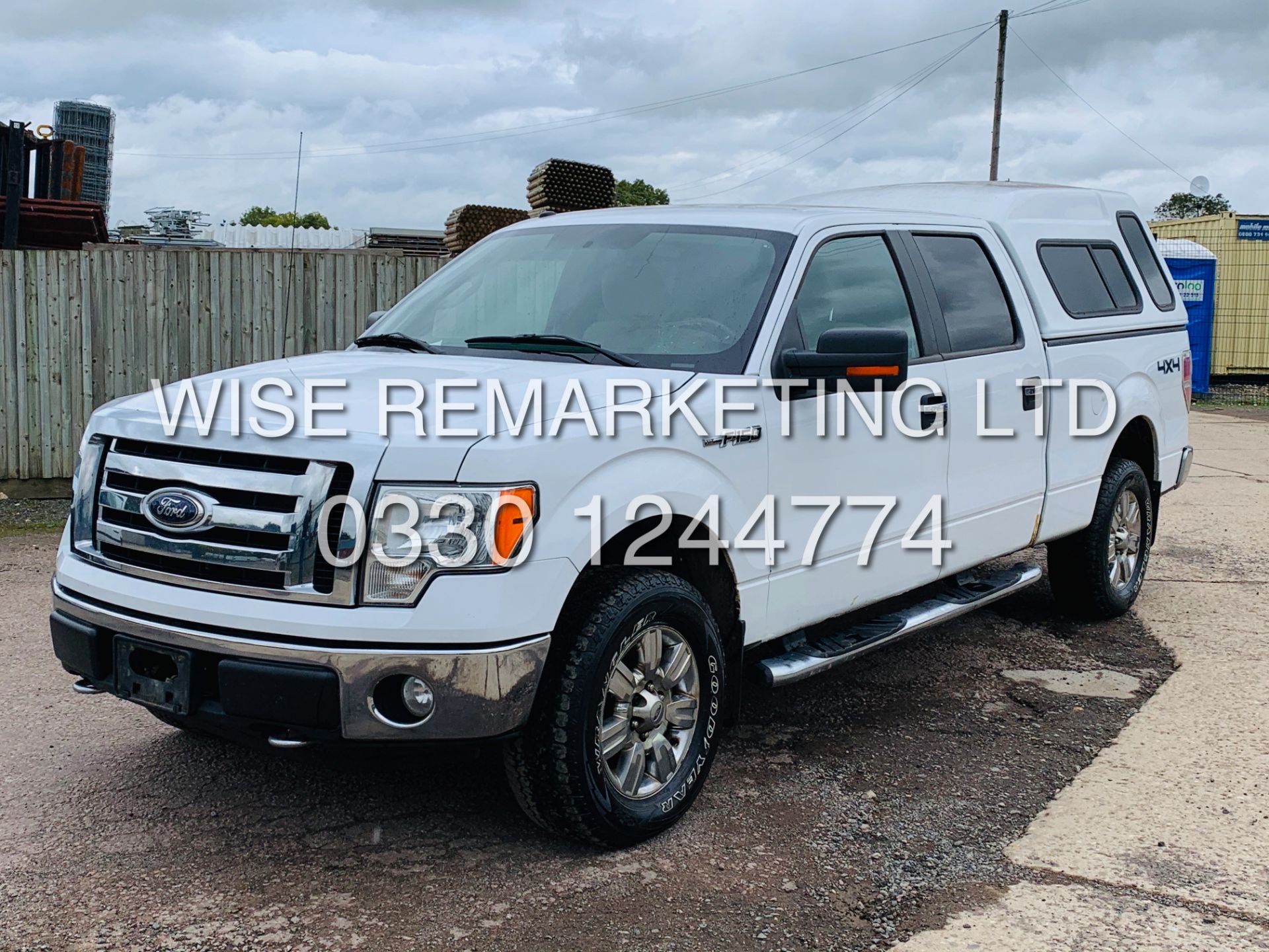 FORD F-150 5.4L V8 XLT**2009**DOUBLE-CAB**FRESH IMPORT**RARE**4X4**IN WHITE**COLOUR CODED PACKAGE**