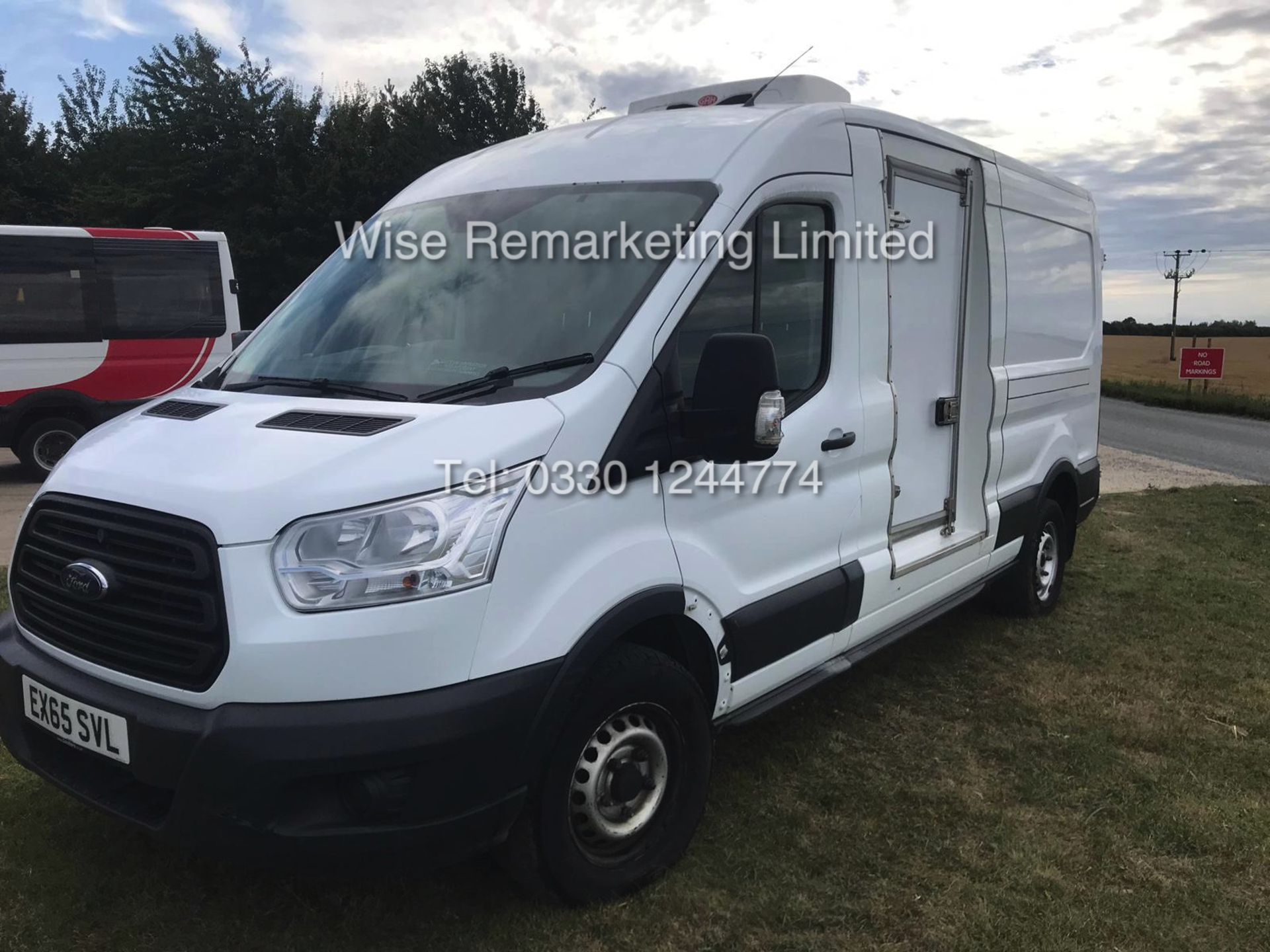 FORD TRANSIT 350 2.2 LWB FRIDGE VAN (2015 65 REG) GAH UNIT WITH 2 COMPARTMENTS - 1 KEEPER FROM NEW