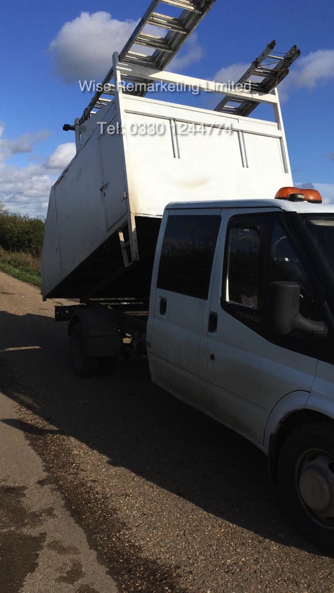 Ford Transit T350L Double Cab Tipper 2.4L - 2007 07 Reg - SAVE 20% NO VAT - Image 2 of 7