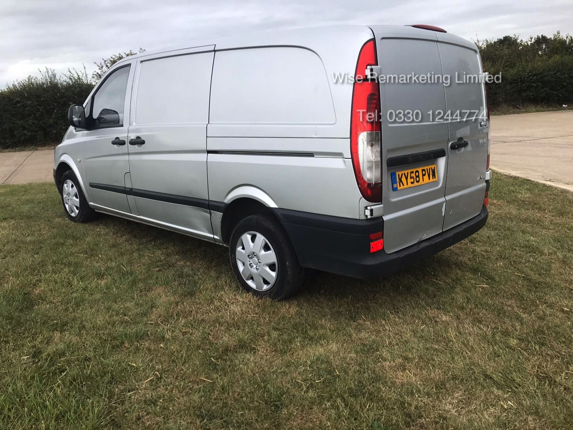 Mercedes Benz Vito 111 2.2 Cdi Long - 2009 Model - 6 Speed - Air Con - NO VAT - Image 2 of 16