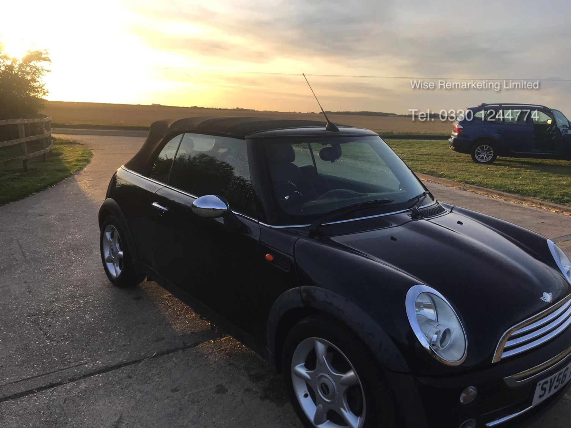 Mini One Convertible 1.6 Petrol - 2007 Model - Black - Part Leather - Alloy Wheels - Image 2 of 12