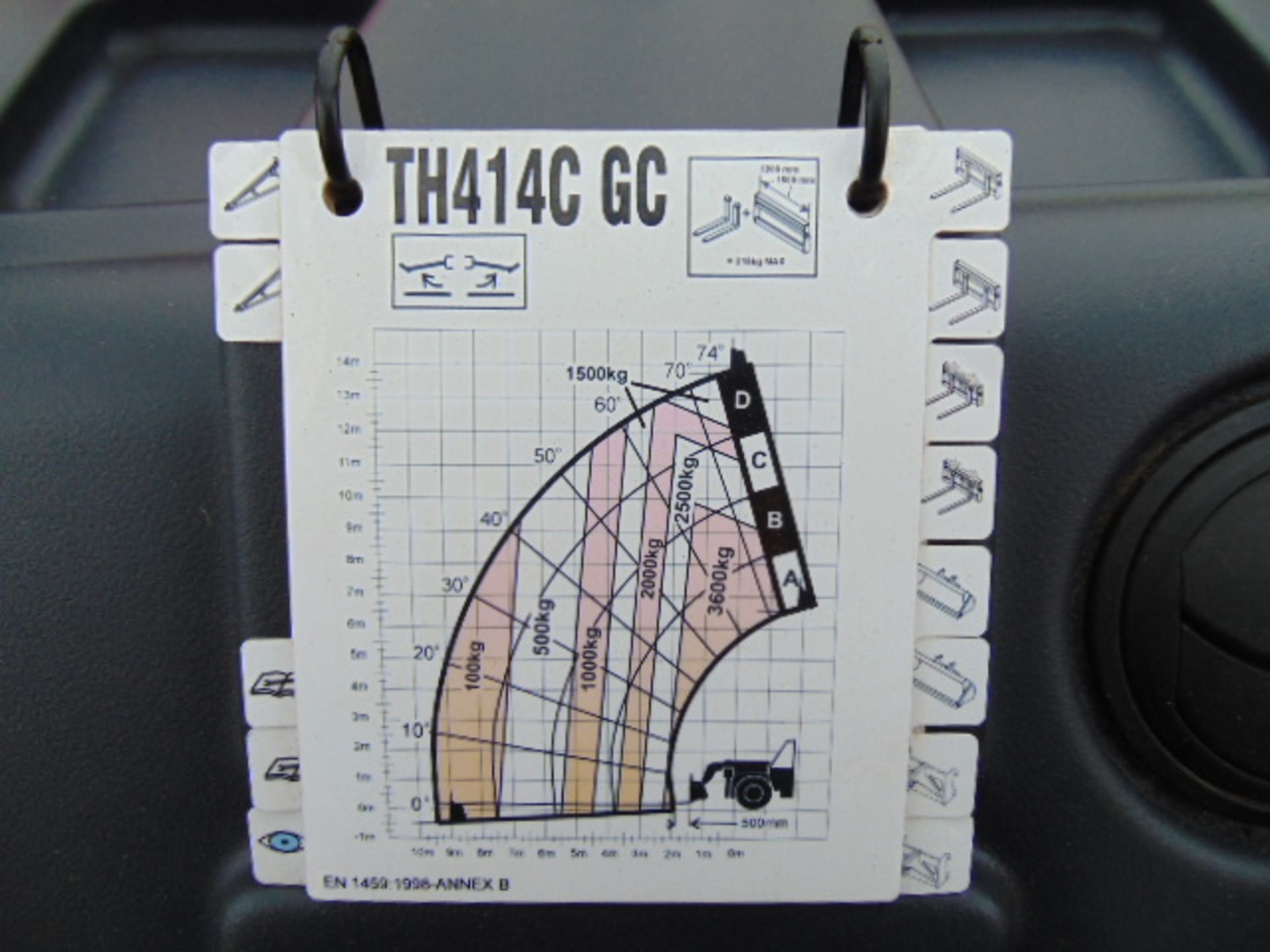 2014 Caterpillar TH414C GC 3.6 ton Telehandler - Image 21 of 23