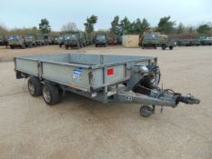 Ifor Williams LM126G Flat Bed Trailer c/w Loading Ramps & Winch