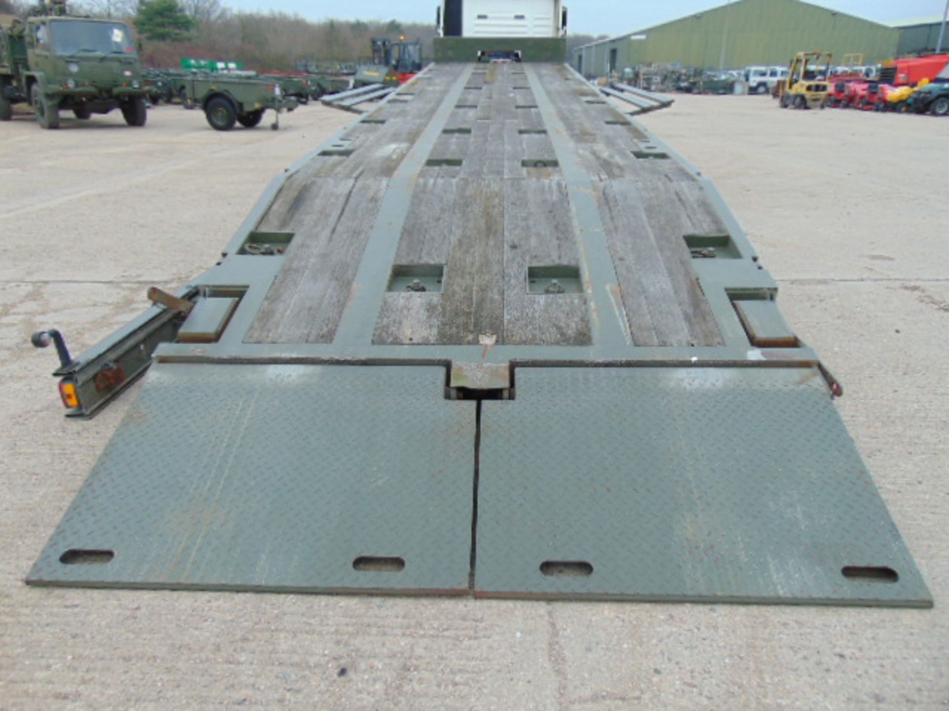 2002 Oldbury Tri Axle Sliding Deck Plant Trailer - Bild 2 aus 20