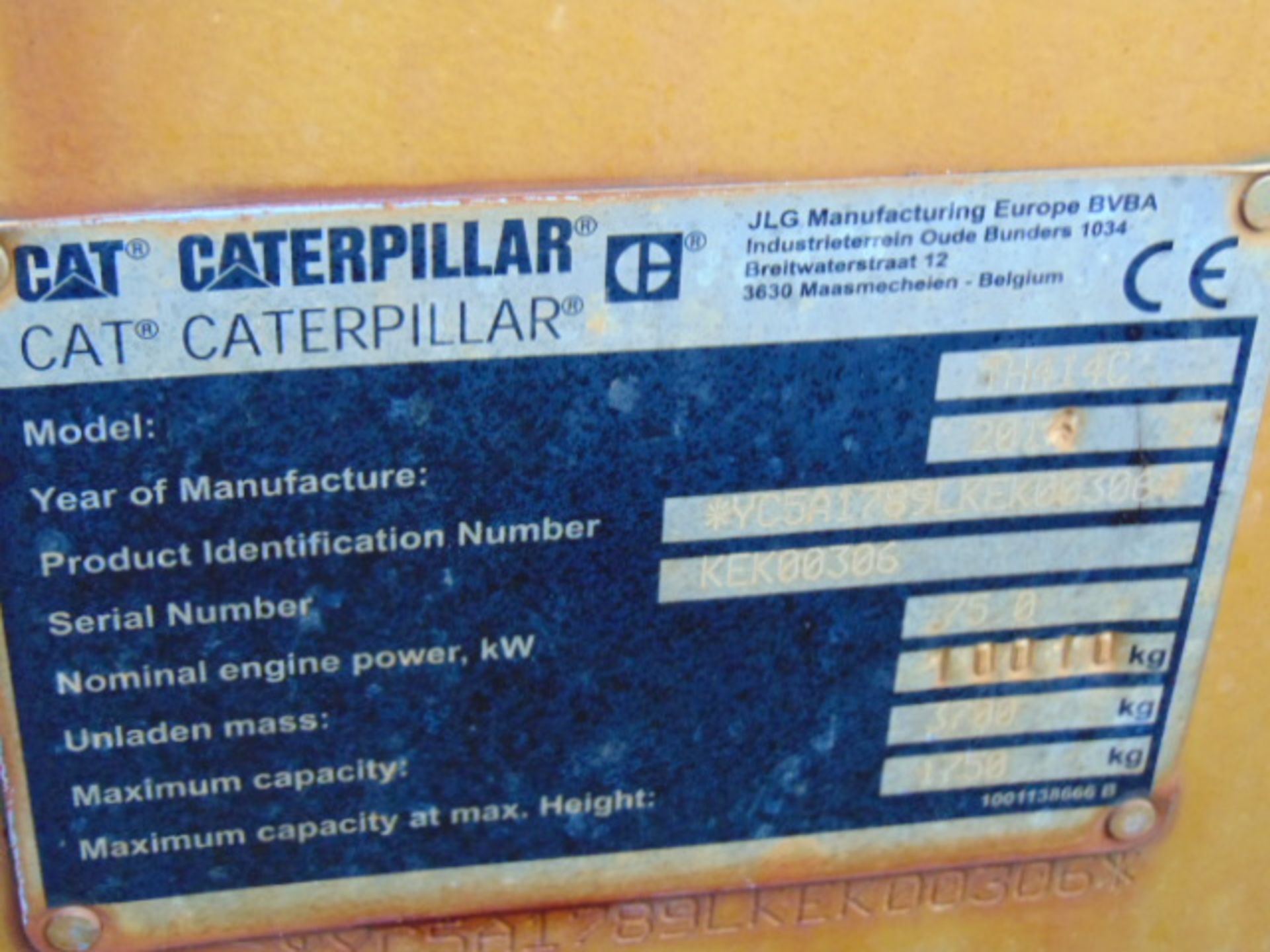 2014 Caterpillar TH414C 3.6 ton Telehandler - Image 27 of 27
