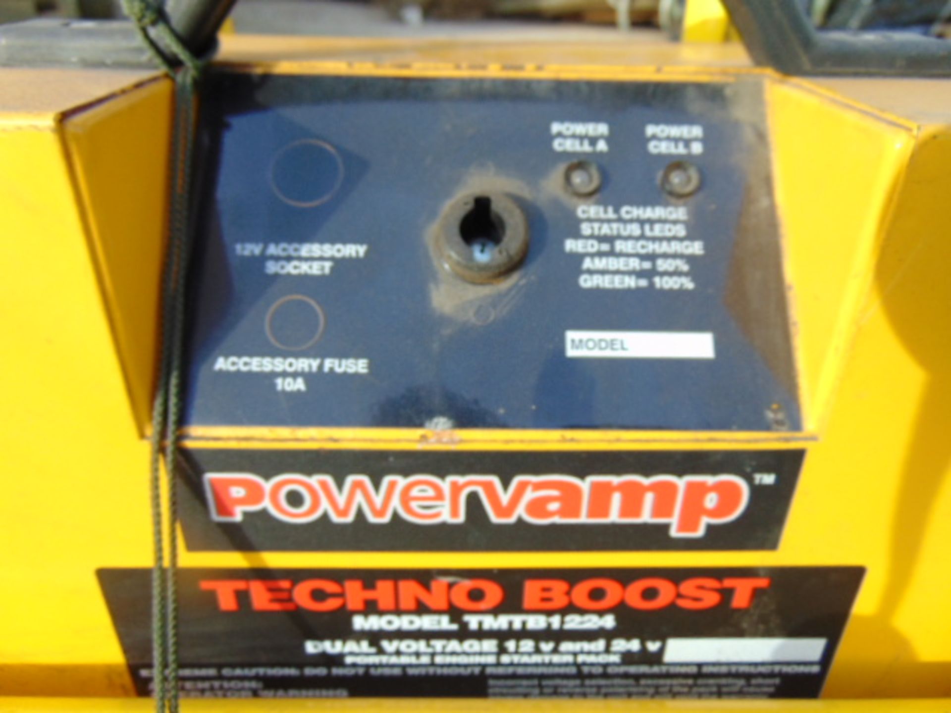 Powervamp Technoboost TMTB1224 Dual voltage 12/24V trolley mounted heavy duty jump start pack - Image 3 of 11