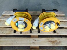 2 x Marcaddy NSP2564 110V Cable Extension Reels