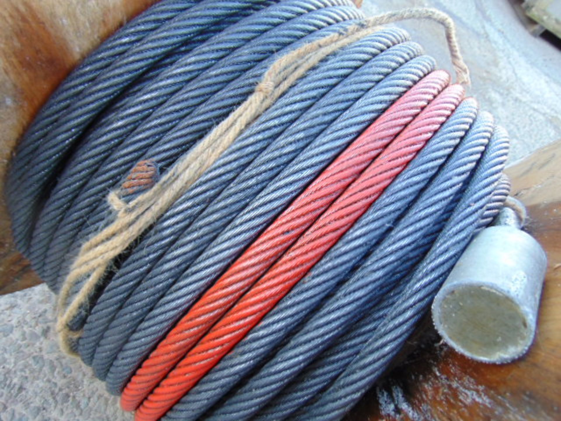 Heavy Duty Roll of 16mm 80m Crane/Winch Wire Rope Drum - Image 3 of 4