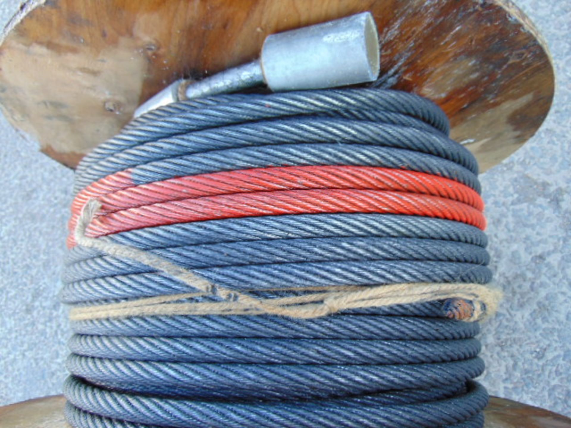 Heavy Duty Roll of 16mm 80m Crane/Winch Wire Rope Drum - Image 2 of 4