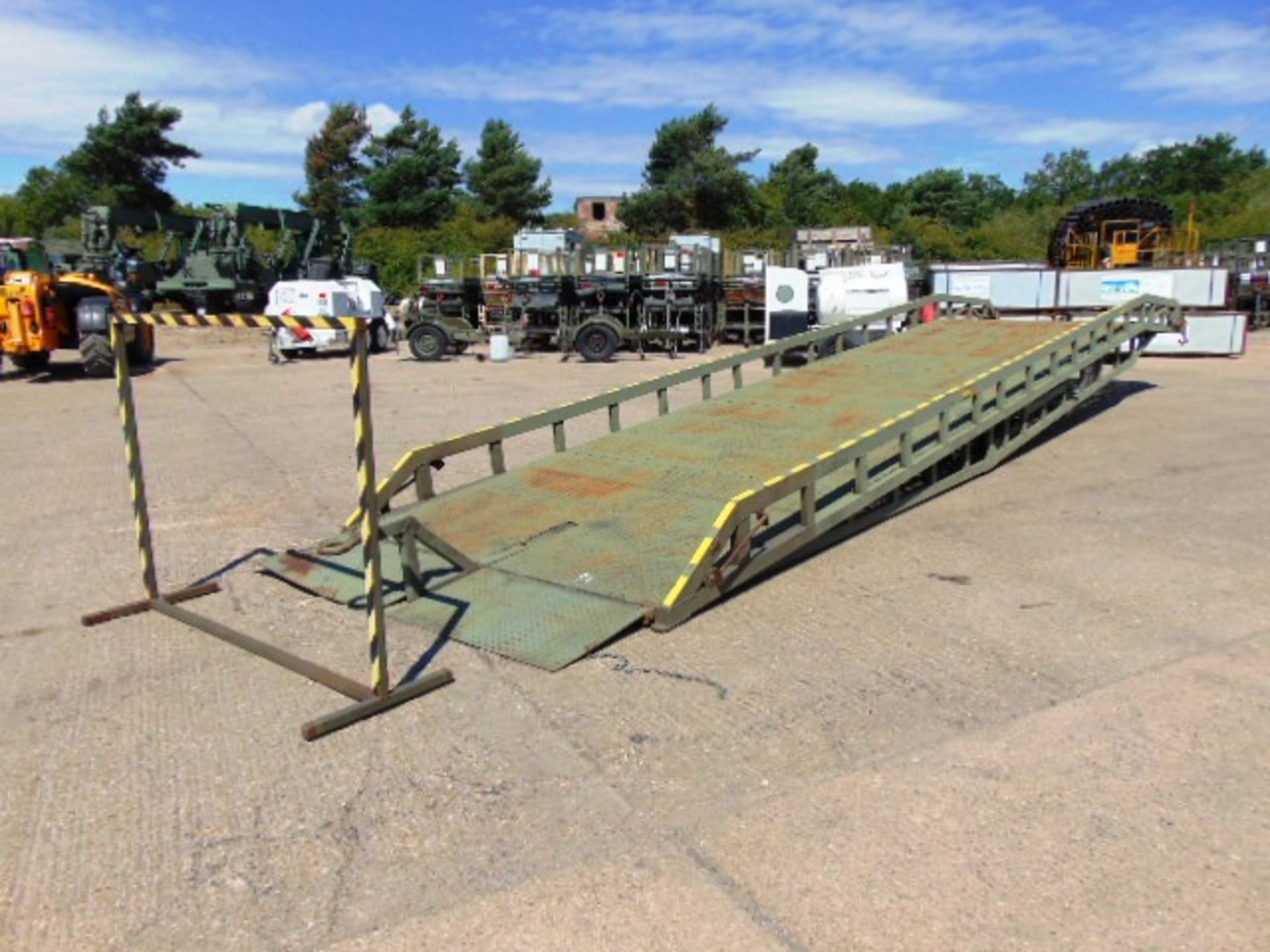 7 Tonne Hydraulic Container Loading Ramp