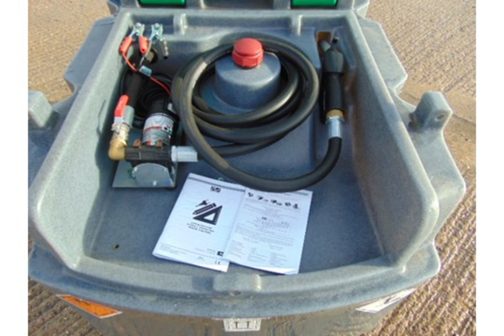 JFC TT-425 425L Mobile Diesel Tank C/W 12v Fuel Pump, Nozzle, 4m Hose etc - Image 7 of 9