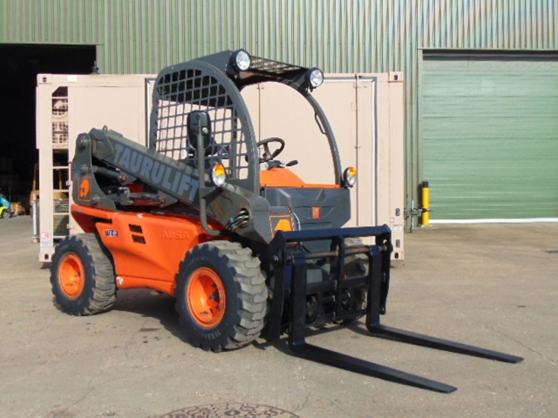 2010 Ausa Taurulift T133H 4WD Compact Forklift with Pallet Tines