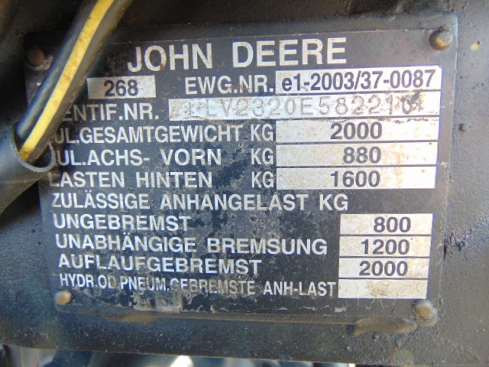 John Deere 2320HST 4WD Tractor 269 Hours! - Image 19 of 23