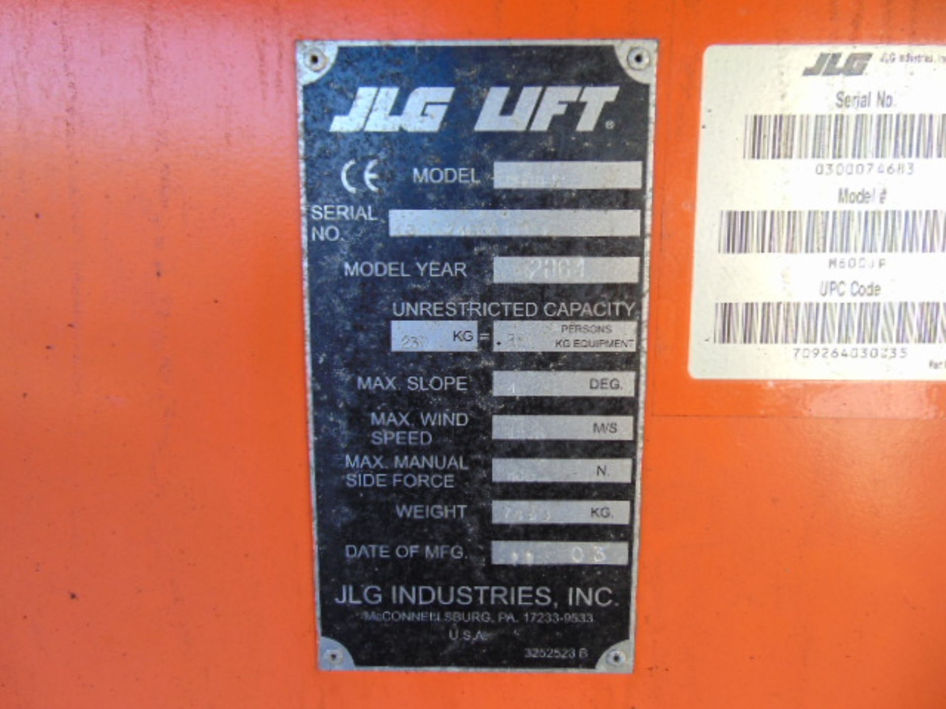 JLG M600JP Lift 565 Hours Only!! - Image 16 of 17