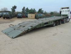 2002 Oldbury Tri Axle Sliding Deck Plant Trailer