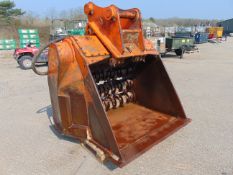 Excavator Waste Crusher Bucket Concrete / Demolition