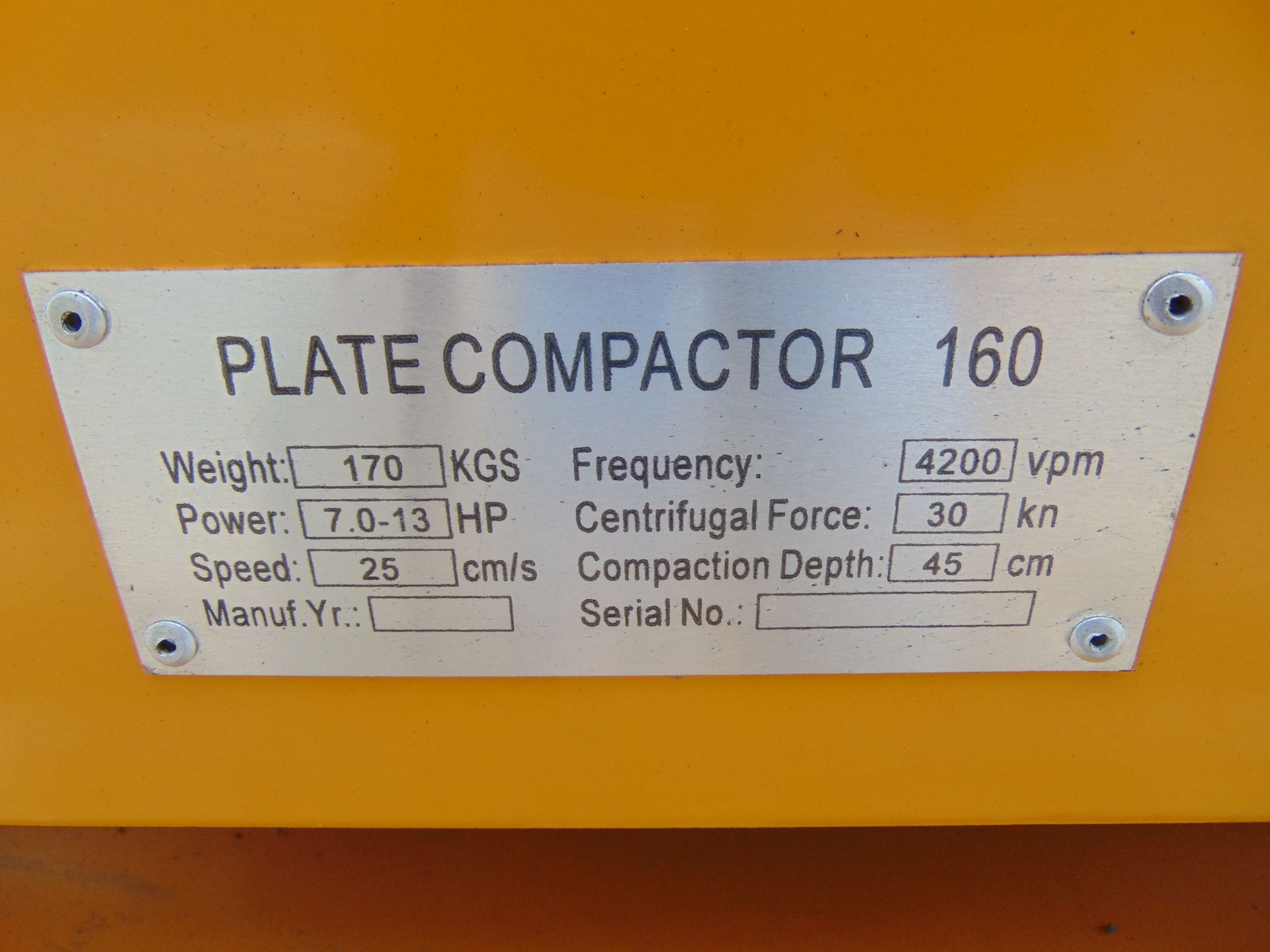 New & Unused SNK Power C160 Petrol Powered Compaction Wacker Plate - Bild 9 aus 10