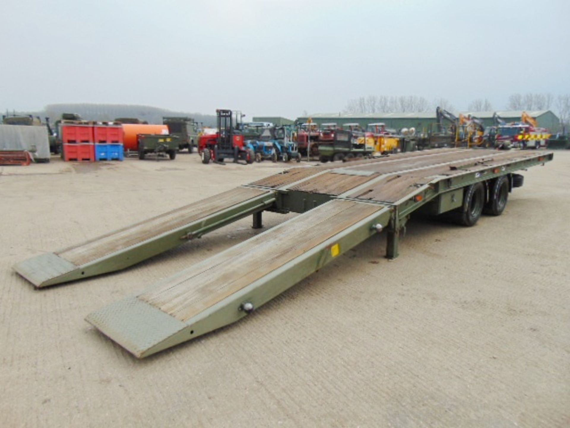 King DT99 Draw Bar Plant Trailer