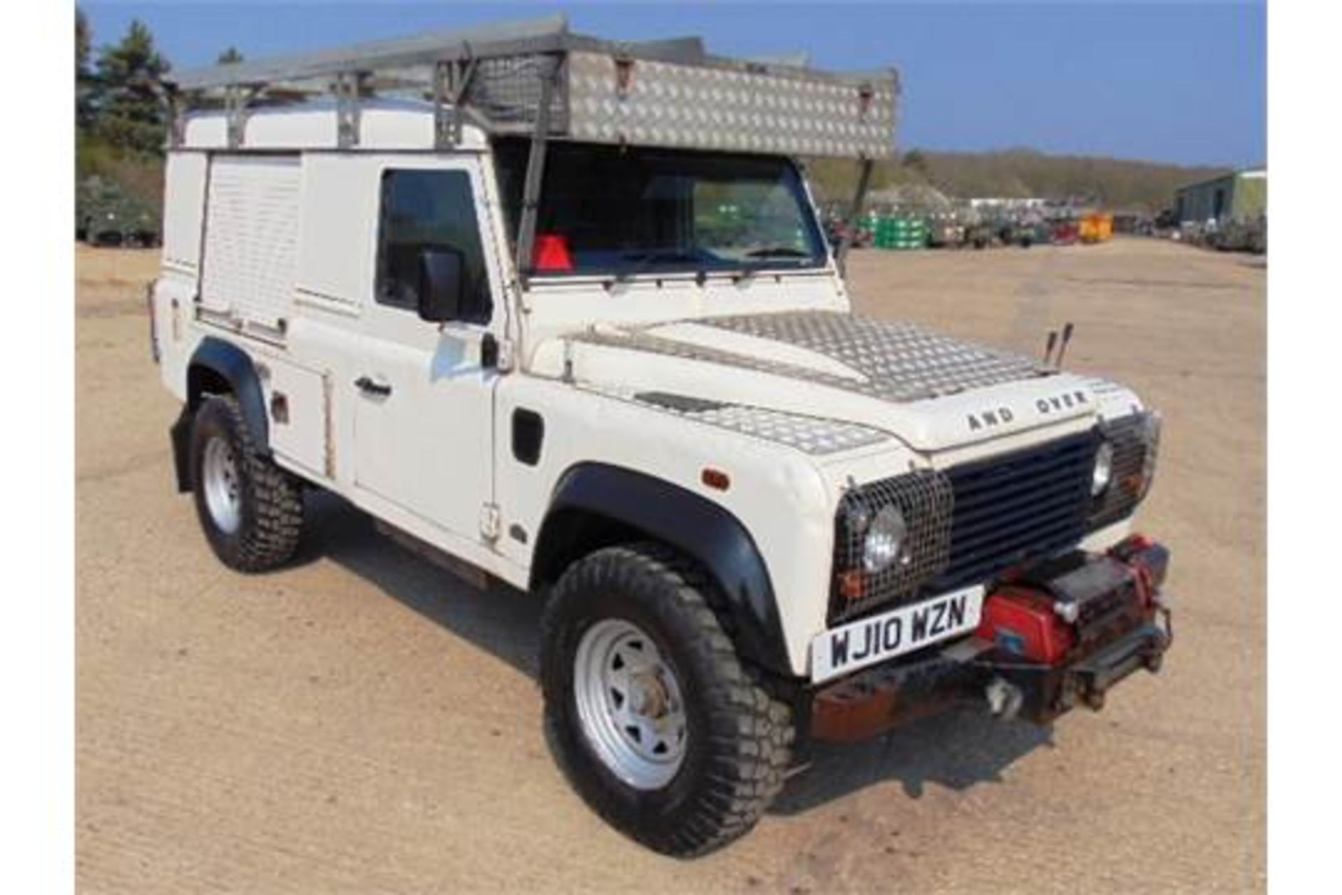 Land Rover Defender 110 Puma Hardtop 4x4 Special Utility (Mobile Workshop) complete with Winch