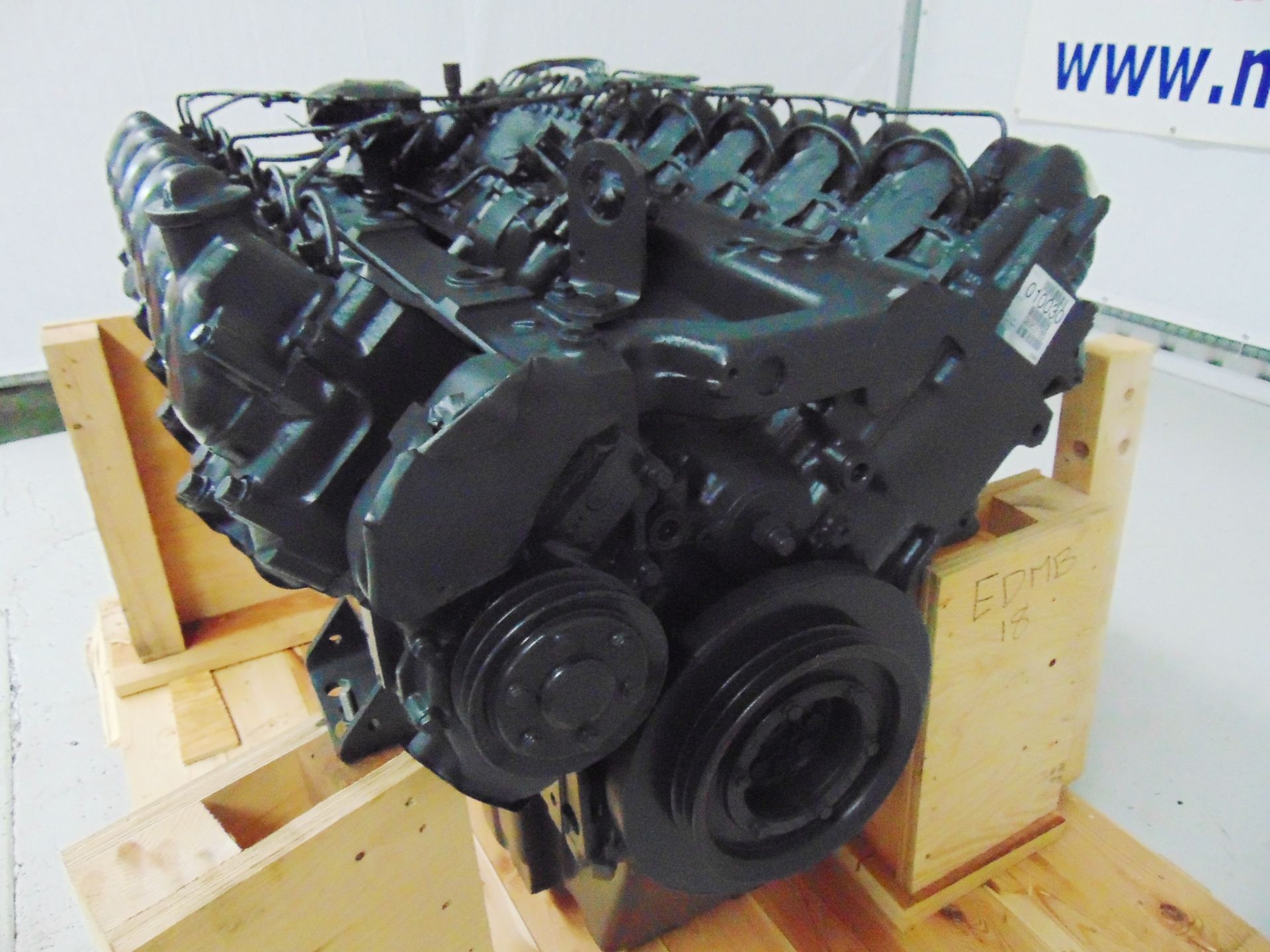 Factory Reconditioned Mercedes-Benz OM424 V12 Turbo Diesel Engine - Image 8 of 34