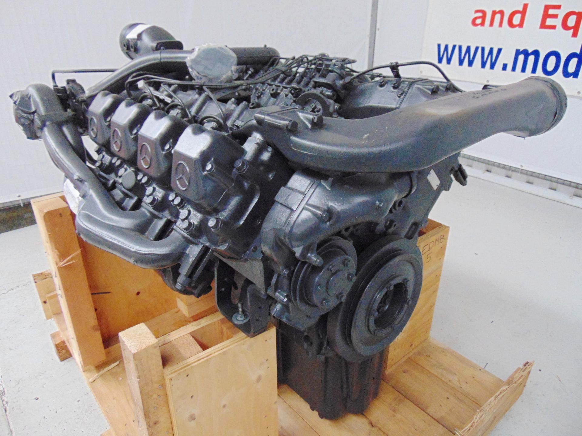 Factory Reconditioned Mercedes-Benz OM402LA V8 Twin Turbo Diesel Engine - Image 7 of 16