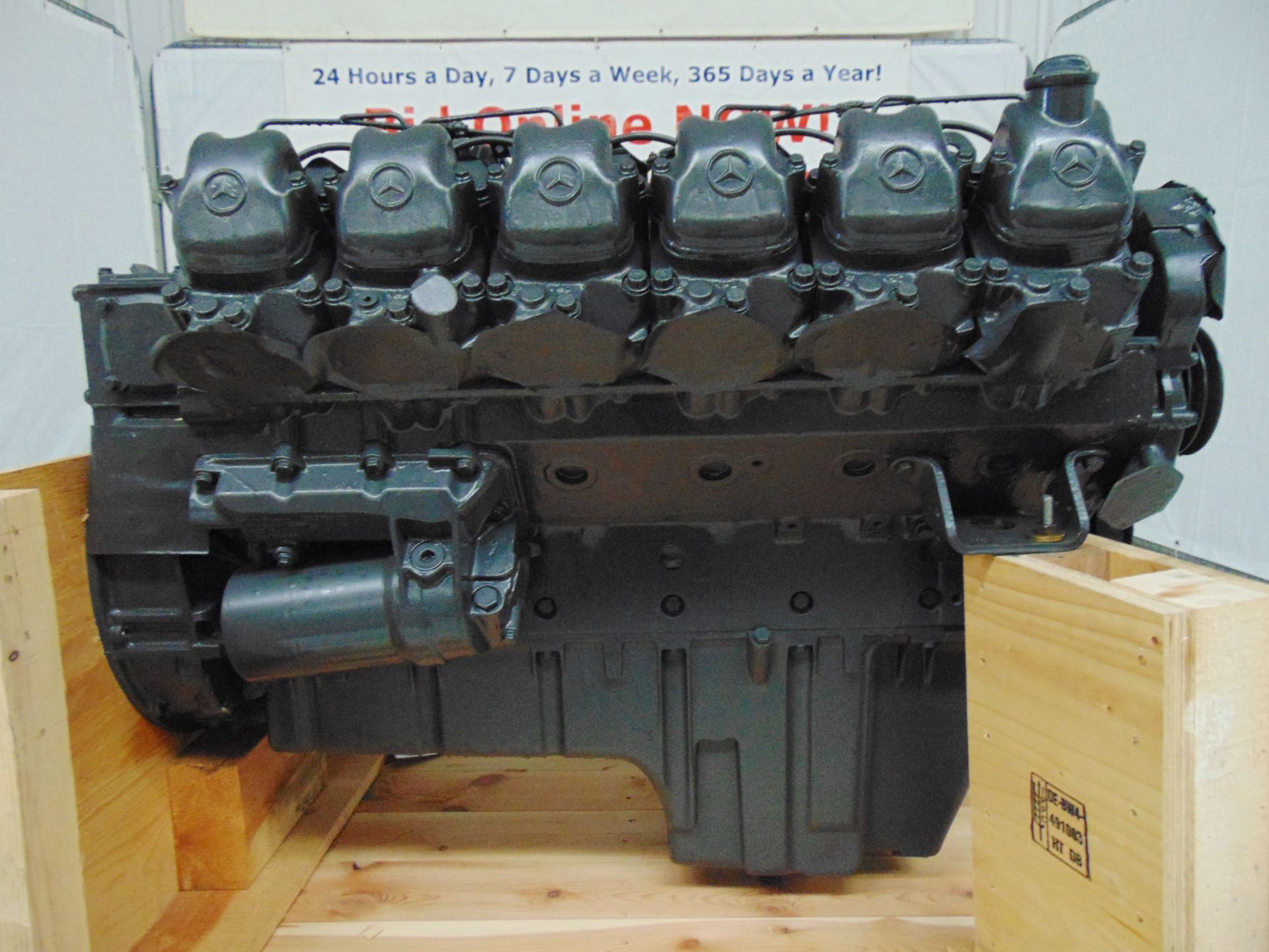 Factory Reconditioned Mercedes-Benz OM424 V12 Turbo Diesel Engine - Image 12 of 34