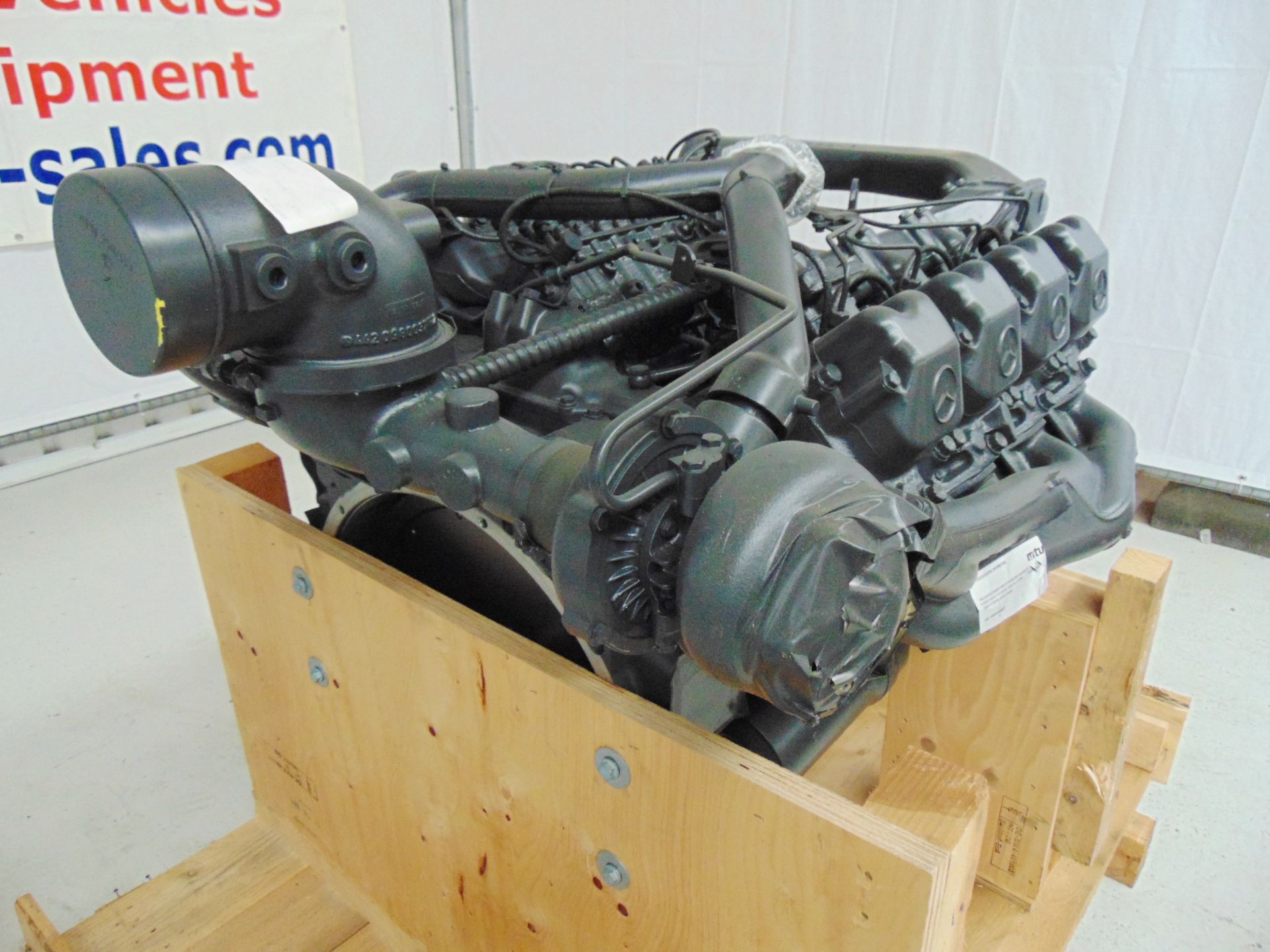 Factory Reconditioned Mercedes-Benz OM402LA V8 Twin Turbo Diesel Engine - Image 6 of 16