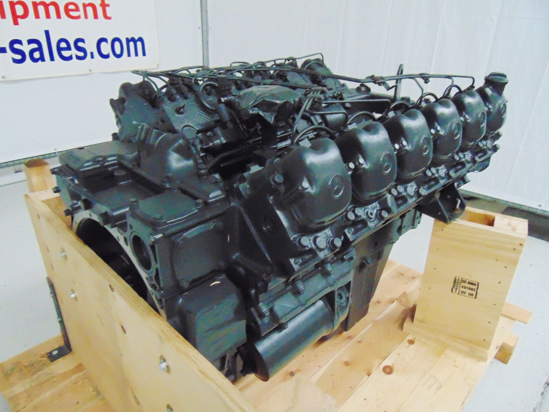 Factory Reconditioned Mercedes-Benz OM424 V12 Turbo Diesel Engine - Image 6 of 34