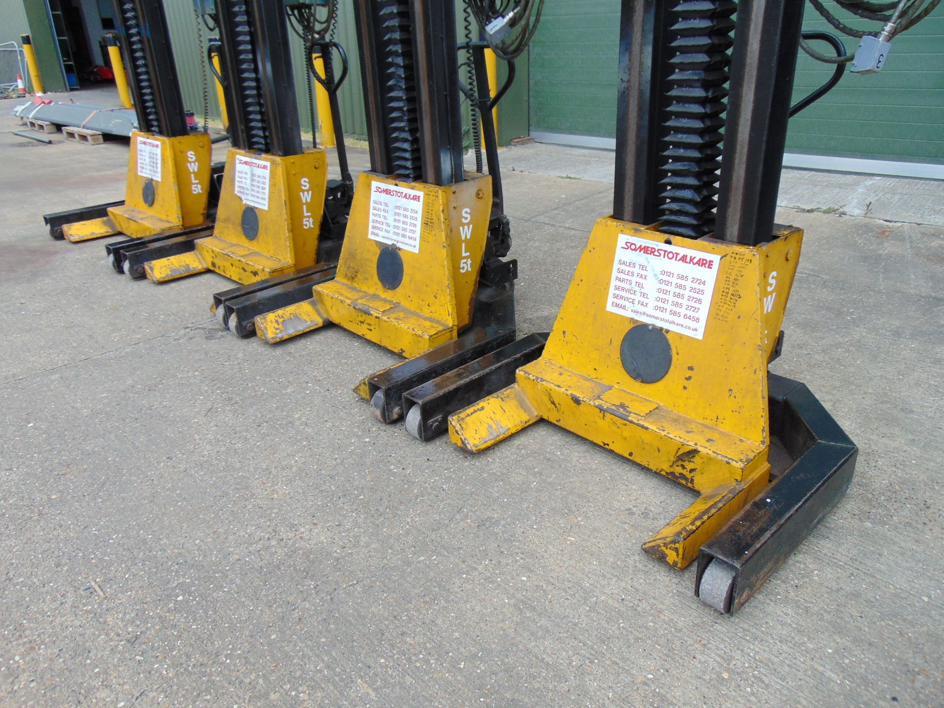 Set of 4 Somers 5T Mobile Column Vehicle Lifts (5T Per Column) - Image 5 of 16