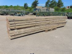 8 x 5m Hardwood Bog Mats for Excavators / Diggers etc