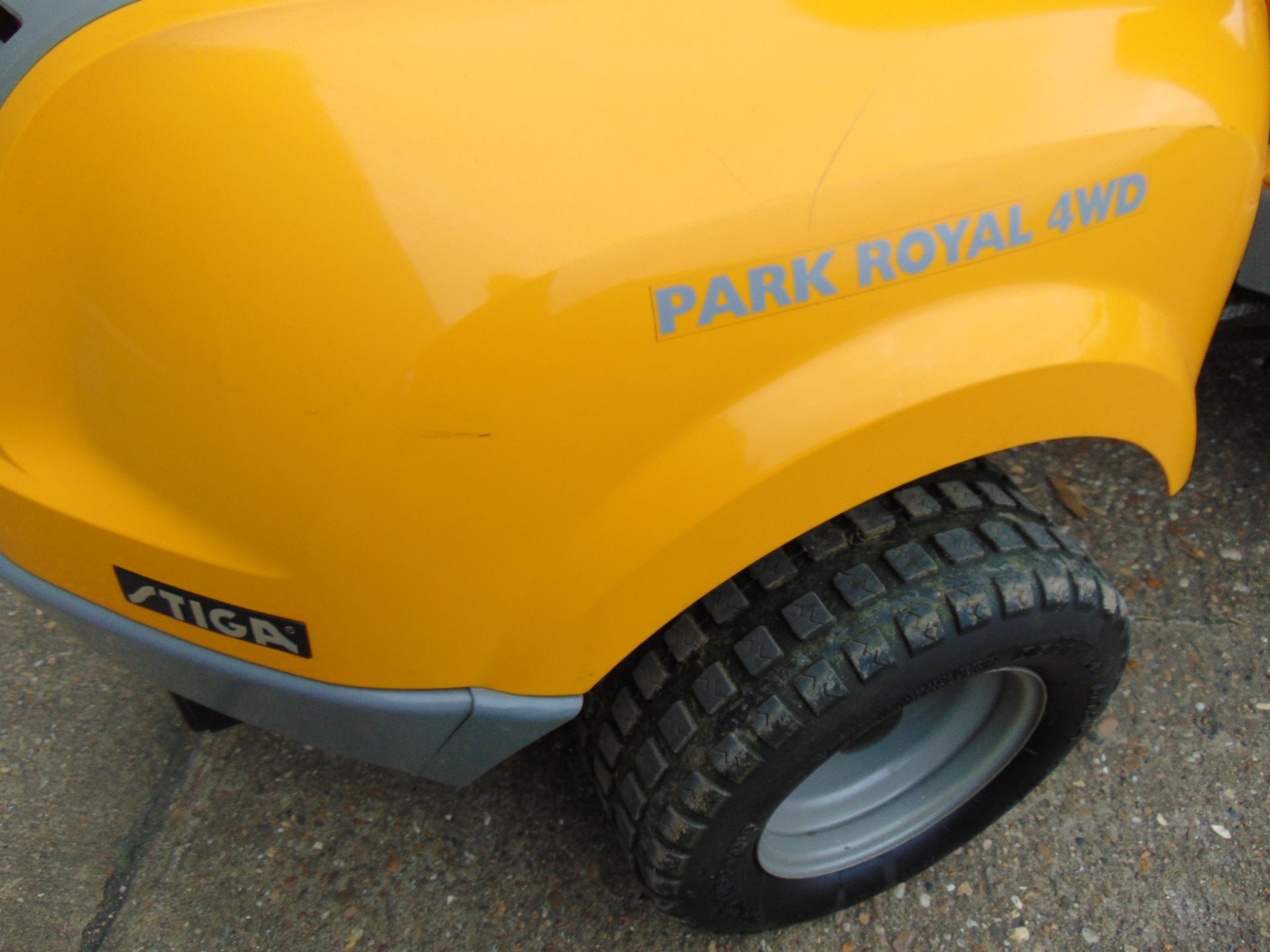 2013 Stiga Park Royal 4WD Ride On Flail Mower Lawn Tractor ONLY 67.9 HOURS! - Image 12 of 19