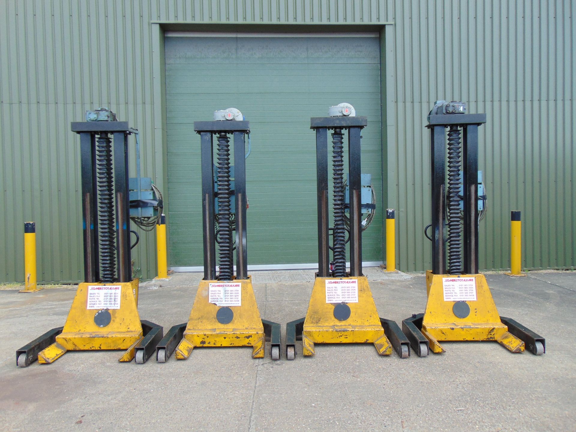 Set of 4 Somers 5T Mobile Column Vehicle Lifts (5T Per Column)