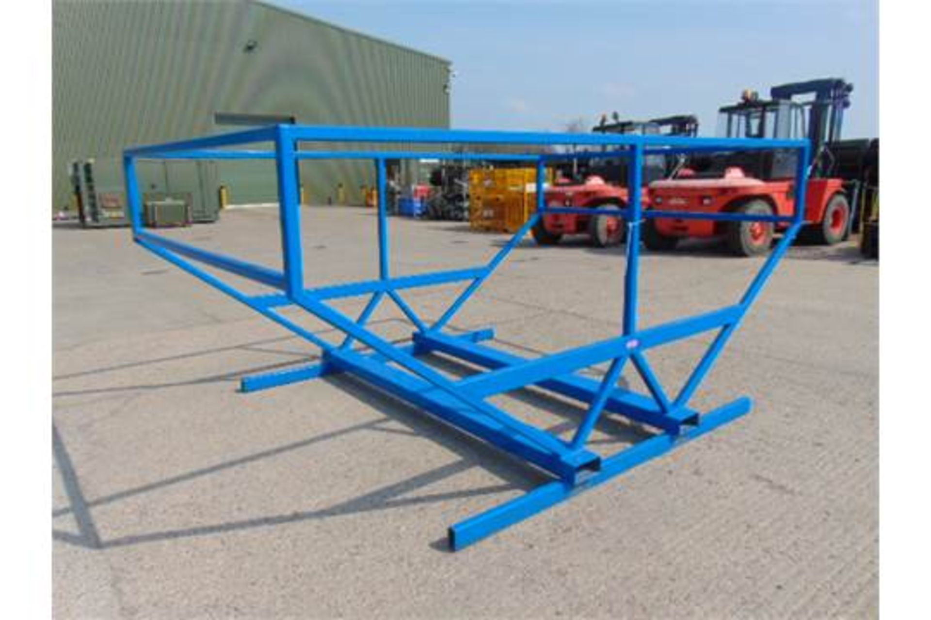 Large Irrigation Pipe Storage Frame with Forklift Points