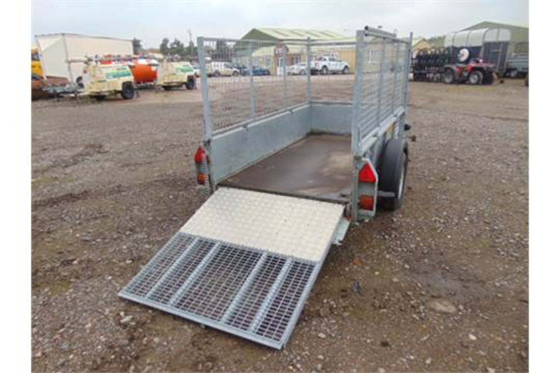 Ifor Williams GD84 Single Axle Cage Trailer c/w Loading Ramp - Image 9 of 16