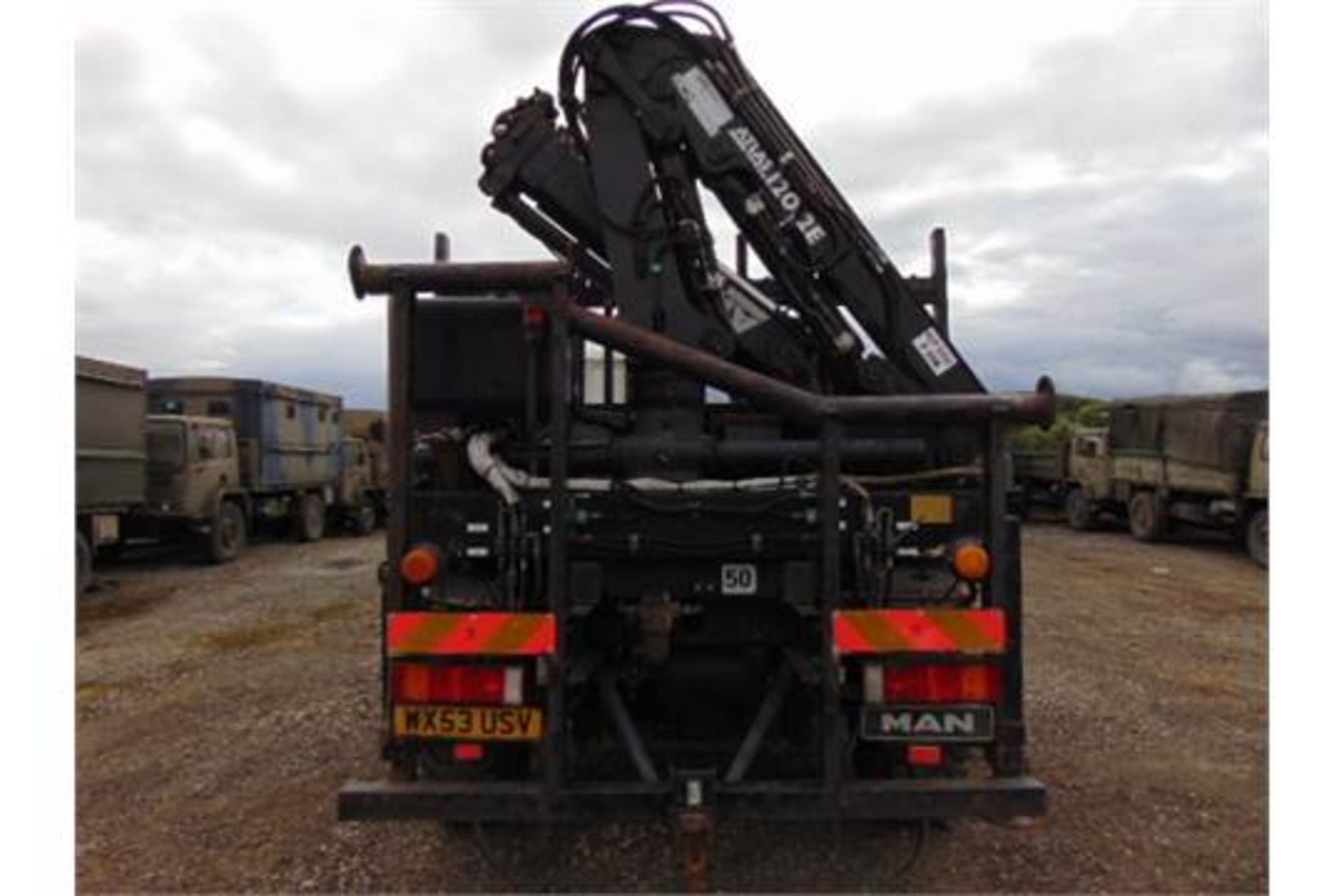 Man LE18.220 4x4 Dropside complete with Atlas 120.2E Crane and H14P SuperWinch - Image 13 of 36