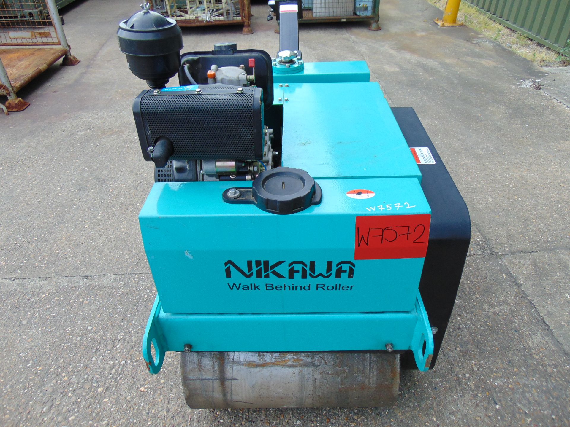 New & Unused Nikawa N2000 Smooth Drum Walk Behind Roller - Image 6 of 16