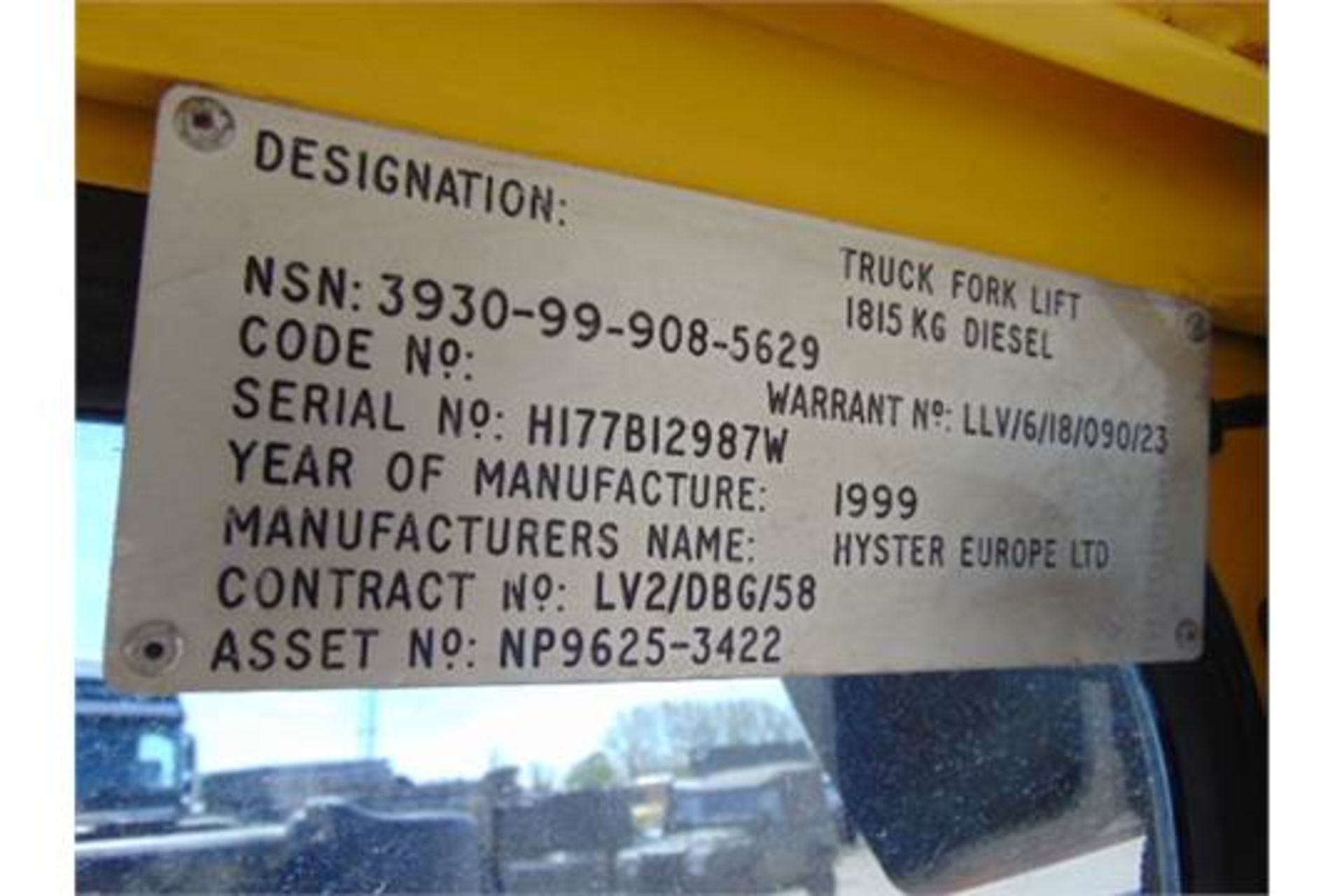 Hyster 2.50 Diesel Forklift ONLY 763.4 hours!! - Image 25 of 28