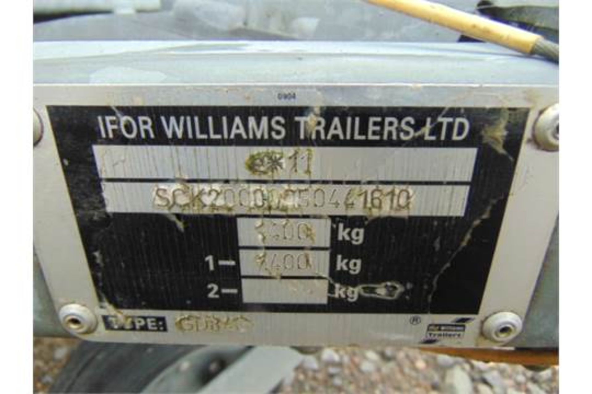 Ifor Williams GD84 Single Axle Cage Trailer c/w Loading Ramp - Image 16 of 16