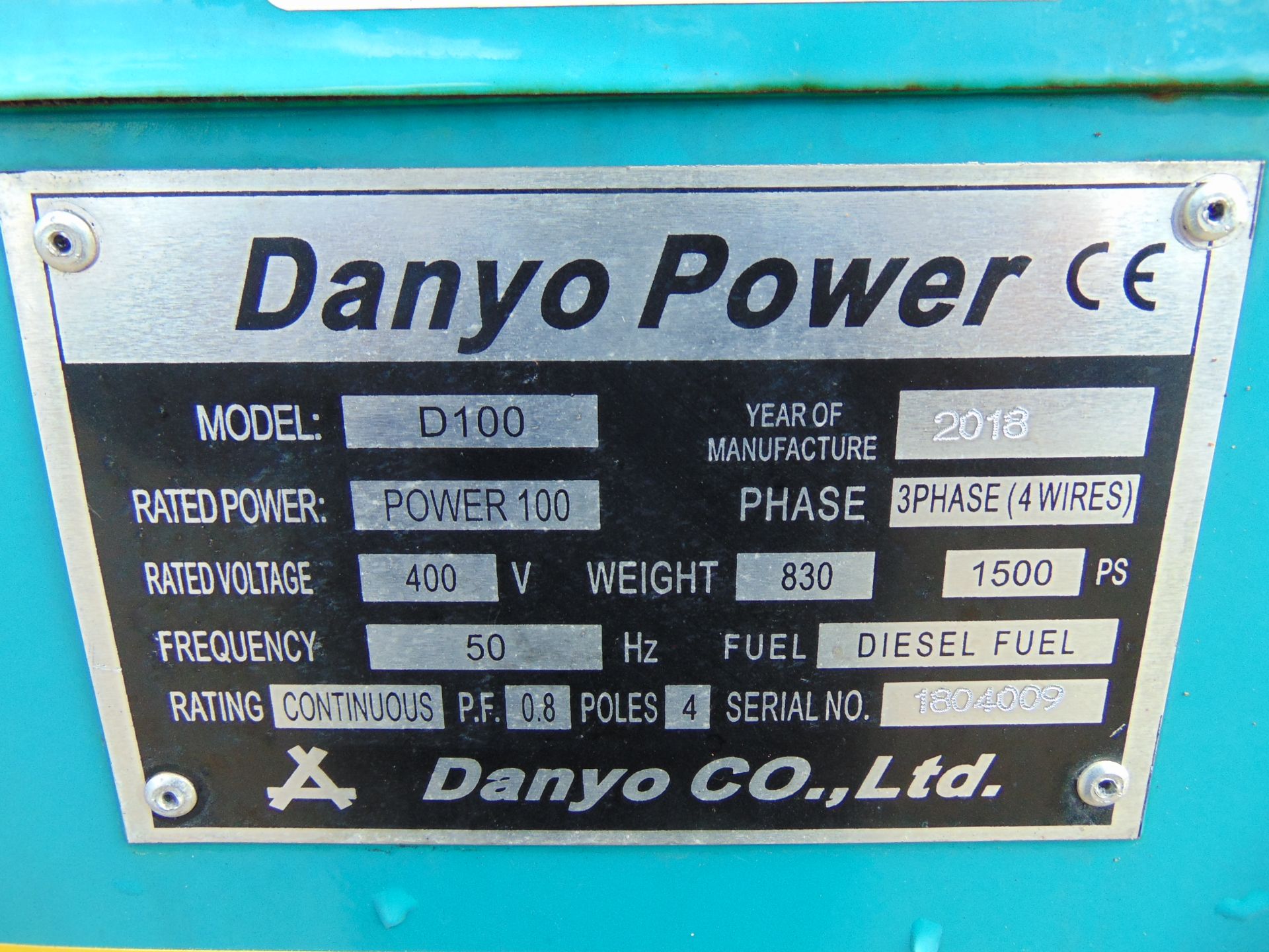 UNISSUED WITH TEST HOURS ONLY 100 KVA 3 Phase Diesel Generator Set - Image 7 of 20