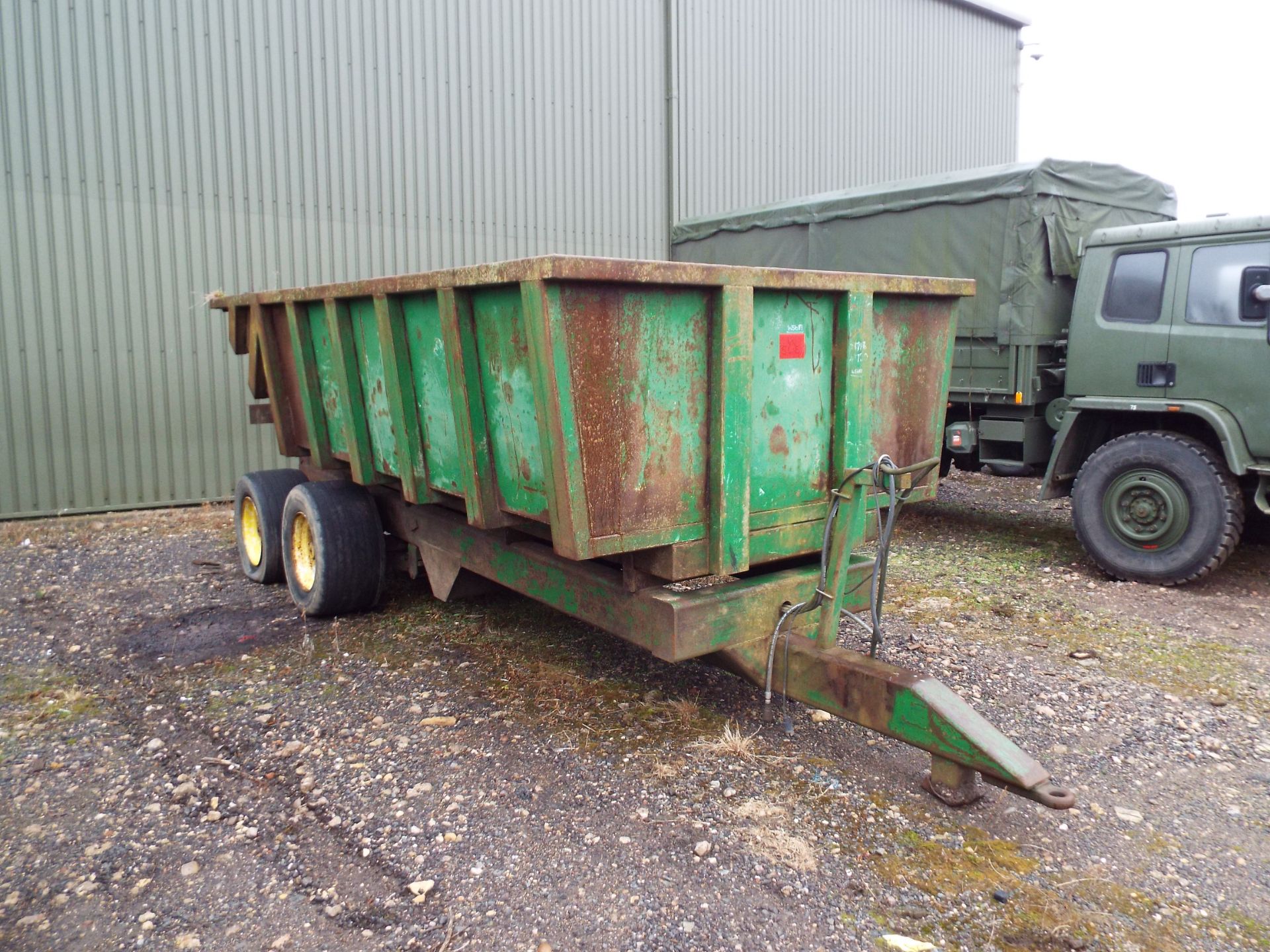 Twin Axle Agricutural Tipping Trailer