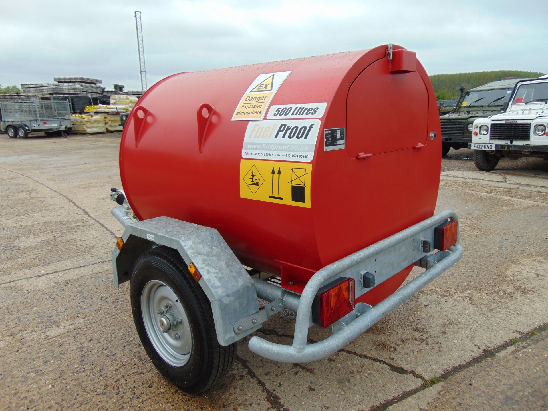 Fuel Proof 500 Ltr Towable Diesel Bowser - Image 8 of 17