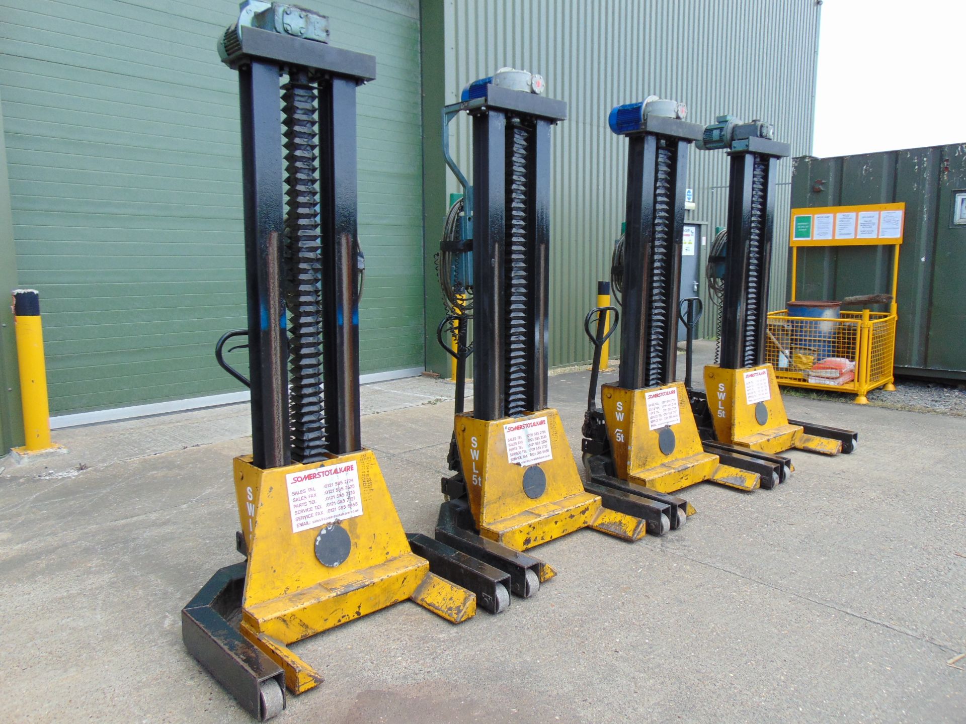 Set of 4 Somers 5T Mobile Column Vehicle Lifts (5T Per Column) - Image 2 of 16