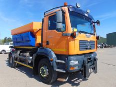 2008 MAN TGM 18.280 18T 4wd Gritter Lorry C/W Schmidt Gritter Body