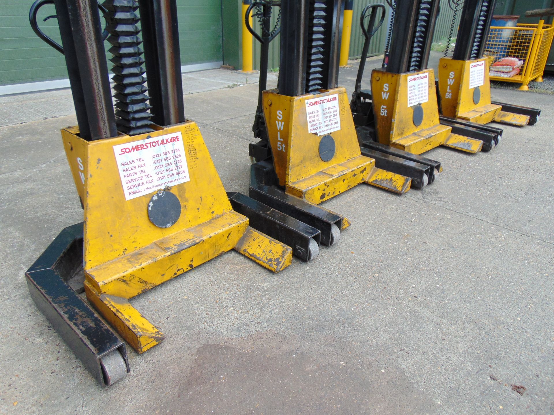 Set of 4 Somers 5T Mobile Column Vehicle Lifts (5T Per Column) - Image 4 of 16