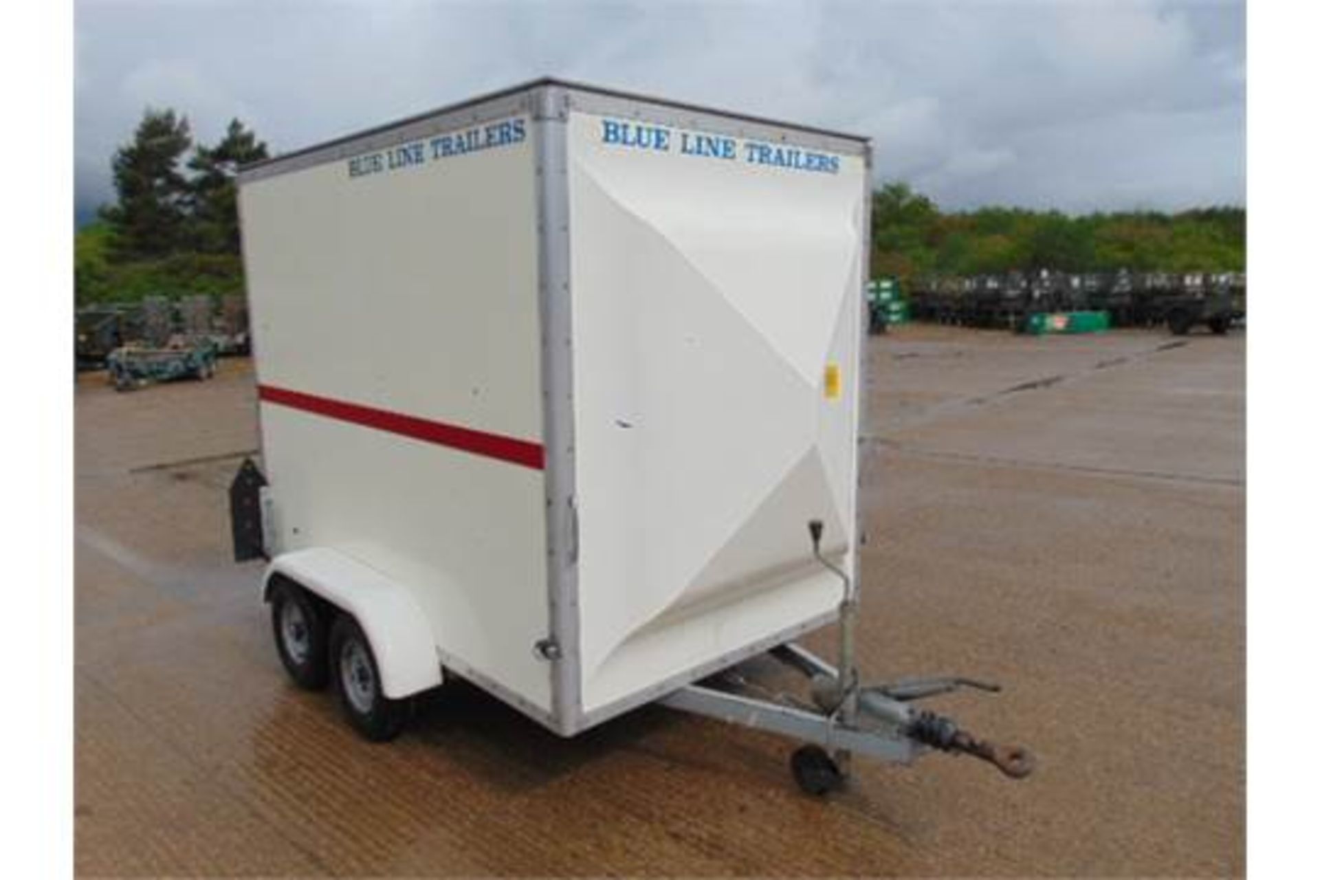 Blue Line Twin Axle Box Trailer